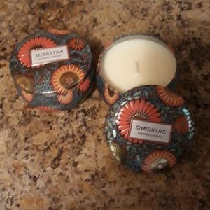 Soy scented candles set of 2